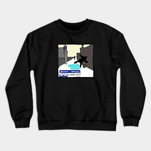 The Lad who slipped on the Ice Crewneck Sweatshirt